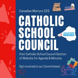 Catholic School Council – February 27, 2023 @ 6:30 p.m.
