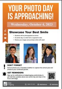Smile!  Picture Day is October 4, 2023