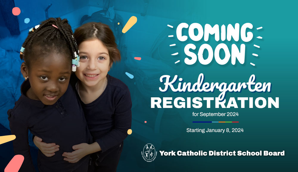 Kindergarten Registration for September 2024 Is Now Open