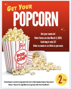 Popcorn Sales